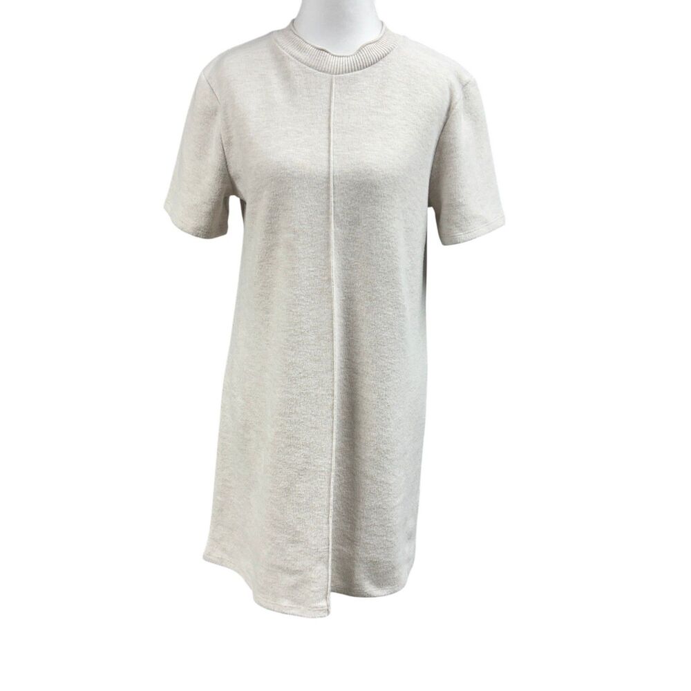 Zara Shirt Dress Womens Medium Short Soft Knit